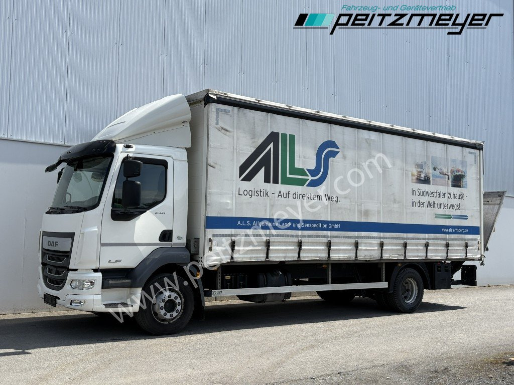 DAF LF 16.290 FL Pritsche + LBW 1,5 t. NL 9 t. - Plane LKW: das Bild 1 DAF LF 16.290 FL Pritsche + LBW 1,5 t. NL 9 t. - Plane LKW: das Bild 1