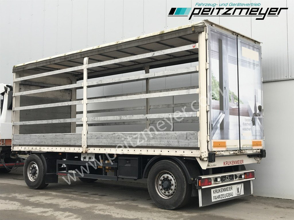 KRUKENMEIER PRITSCHENANHÄNGER 18 T. mit Durchlade - Planenanhänger: das Bild 2 KRUKENMEIER PRITSCHENANHÄNGER 18 T. mit Durchlade - Planenanhänger: das Bild 2