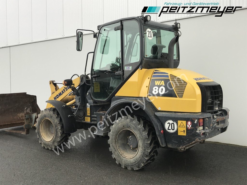Komatsu RADLADER WA 80-6 Palettengabel und Standardschaufel - Radlader: das Bild 4 Komatsu RADLADER WA 80-6 Palettengabel und Standardschaufel - Radlader: das Bild 4