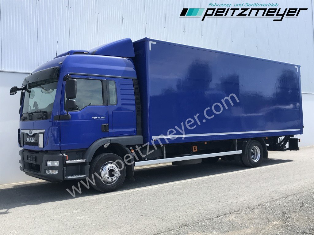 MAN TGM 15.250 BL, Klima+Standklima, LBW, AHK Schaltgetriebe, Scheckheft - Koffer LKW: das Bild 1 MAN TGM 15.250 BL, Klima+Standklima, LBW, AHK Schaltgetriebe, Scheckheft - Koffer LKW: das Bild 1
