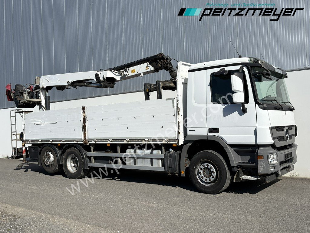 MERCEDES-BENZ Actros 2536 LL Pritsche HMF Heckkran m. Zange Baustoff - Pritsche LKW, Autokran: das Bild 2 MERCEDES-BENZ Actros 2536 LL Pritsche HMF Heckkran m. Zange Baustoff - Pritsche LKW, Autokran: das Bild 2