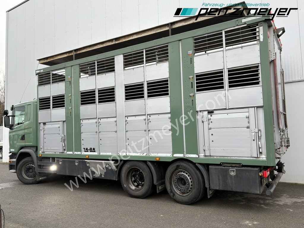 Scania G 450 6x2, Kaba 3-Stock, Hubdach Lenk + Lift, - Tiertransporter LKW: das Bild 3 Scania G 450 6x2, Kaba 3-Stock, Hubdach Lenk + Lift, - Tiertransporter LKW: das Bild 3