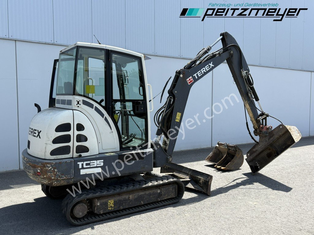 TEREX MINIBAGGER TC 35 mit hydr. Schwenklöffel 1.300 mm - Minibagger: das Bild 3 TEREX MINIBAGGER TC 35 mit hydr. Schwenklöffel 1.300 mm - Minibagger: das Bild 3