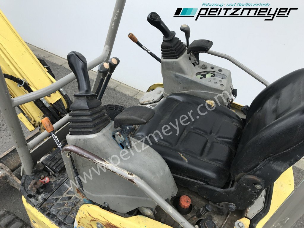 Minibagger YANMAR MINIBAGGER Vio 17 verstellbares Fahrwerk Schnellwechsler mit 60 er und 100 Löffel: das Bild 12