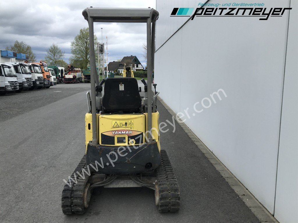 Minibagger YANMAR MINIBAGGER Vio 17 verstellbares Fahrwerk Schnellwechsler mit 60 er und 100 Löffel: das Bild 7