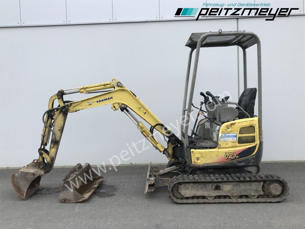 Minibagger YANMAR MINIBAGGER Vio 17 verstellbares Fahrwerk Schnellwechsler mit 60 er und 100 Löffel: das Bild 9