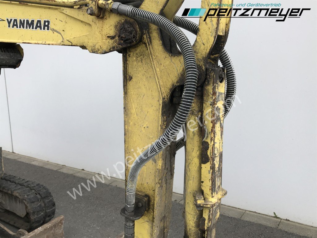 Minibagger YANMAR MINIBAGGER Vio 17 verstellbares Fahrwerk Schnellwechsler mit 60 er und 100 Löffel: das Bild 21