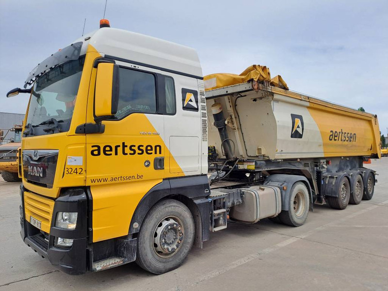 Stas S300CX + 2017 MAN 18-460 truck tractor - Kipper Anhänger: das Bild 1 Stas S300CX + 2017 MAN 18-460 truck tractor - Kipper Anhänger: das Bild 1