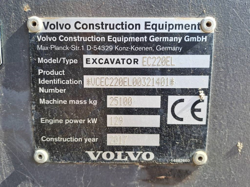 Kettenbagger Volvo EC220EL: das Bild 11