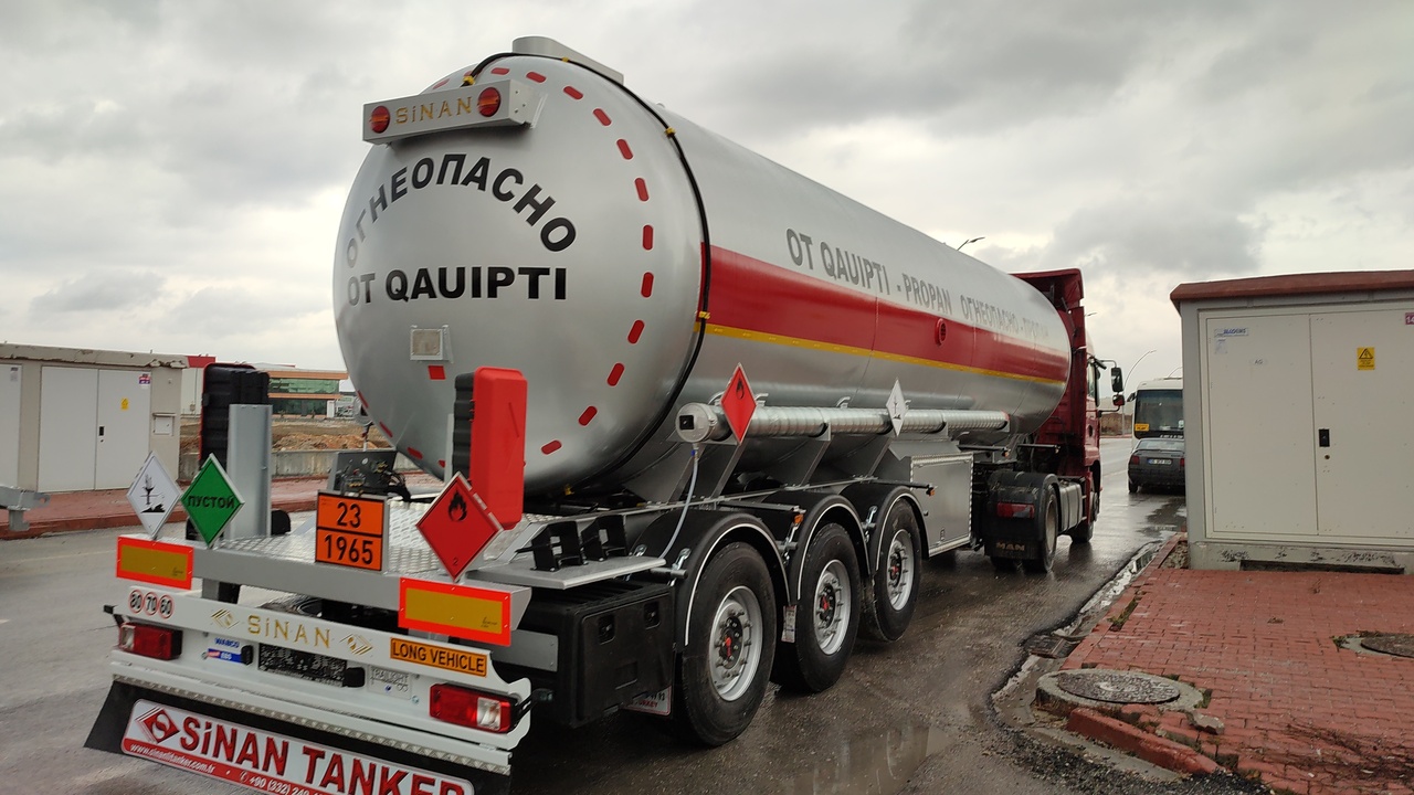 Sinan tanker LPG tanker - Газовоз - Tankauflieger: das Bild 1 Sinan tanker LPG tanker - Газовоз - Tankauflieger: das Bild 1
