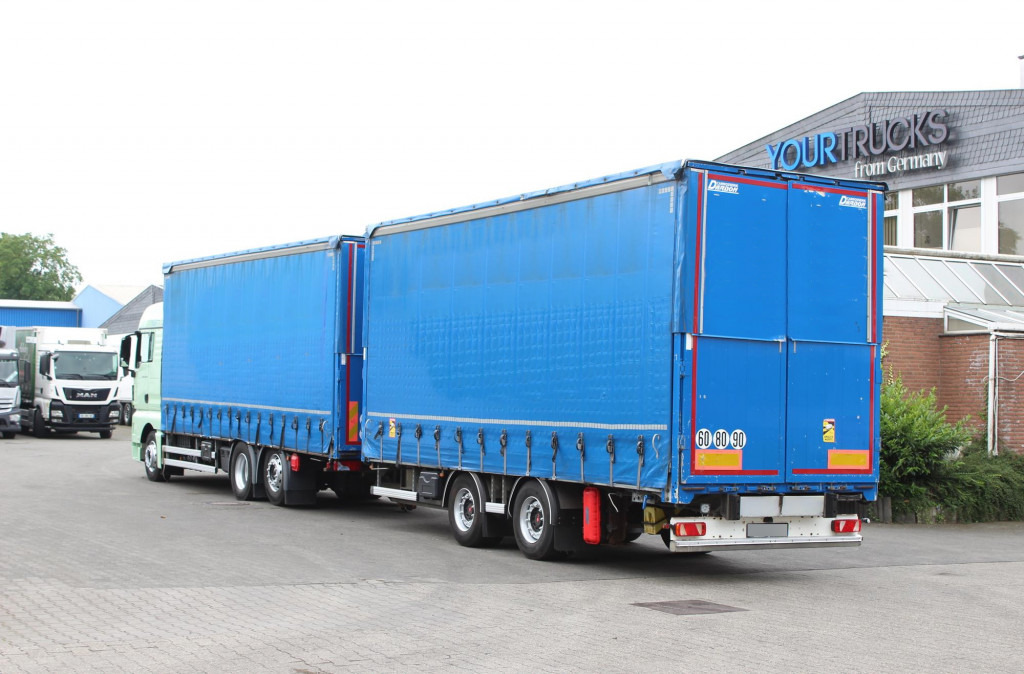 Plane LKW MAN TGX 26.460 Retarder Jumbo-Zug 120M3 Durchlade: das Bild 12
