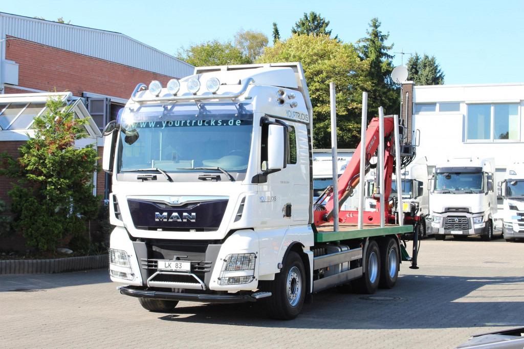 MAN TGX 33.560 D38Motor 6x4 Intarder KESLA-Holzkran - Holztransporter, Autokran: das Bild 1 MAN TGX 33.560 D38Motor 6x4 Intarder KESLA-Holzkran - Holztransporter, Autokran: das Bild 1