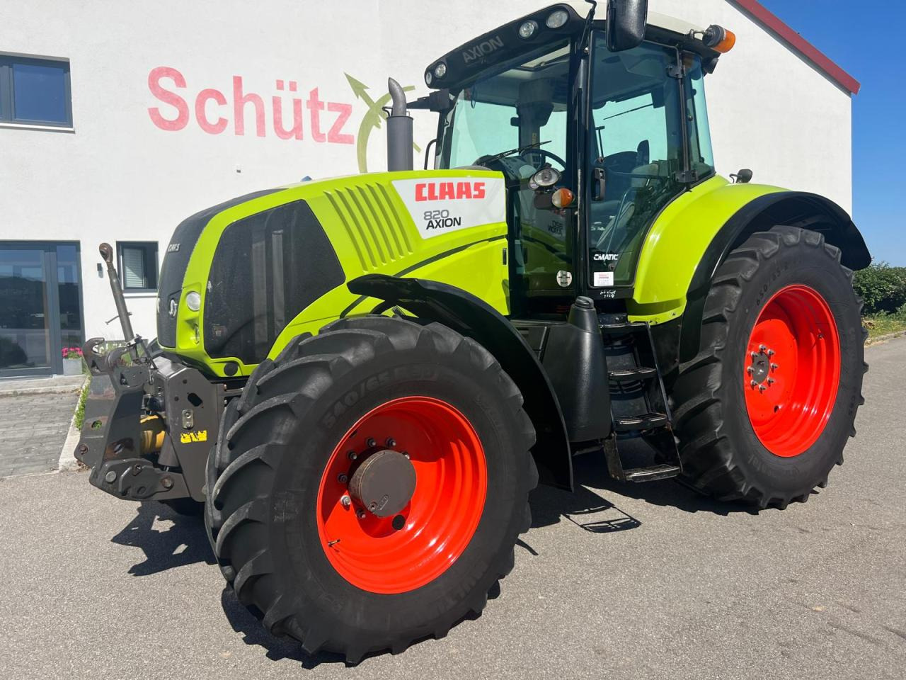 CLAAS Axion 820 CMATIC, FZW, FKH, TOP - Traktor: das Bild 1 CLAAS Axion 820 CMATIC, FZW, FKH, TOP - Traktor: das Bild 1
