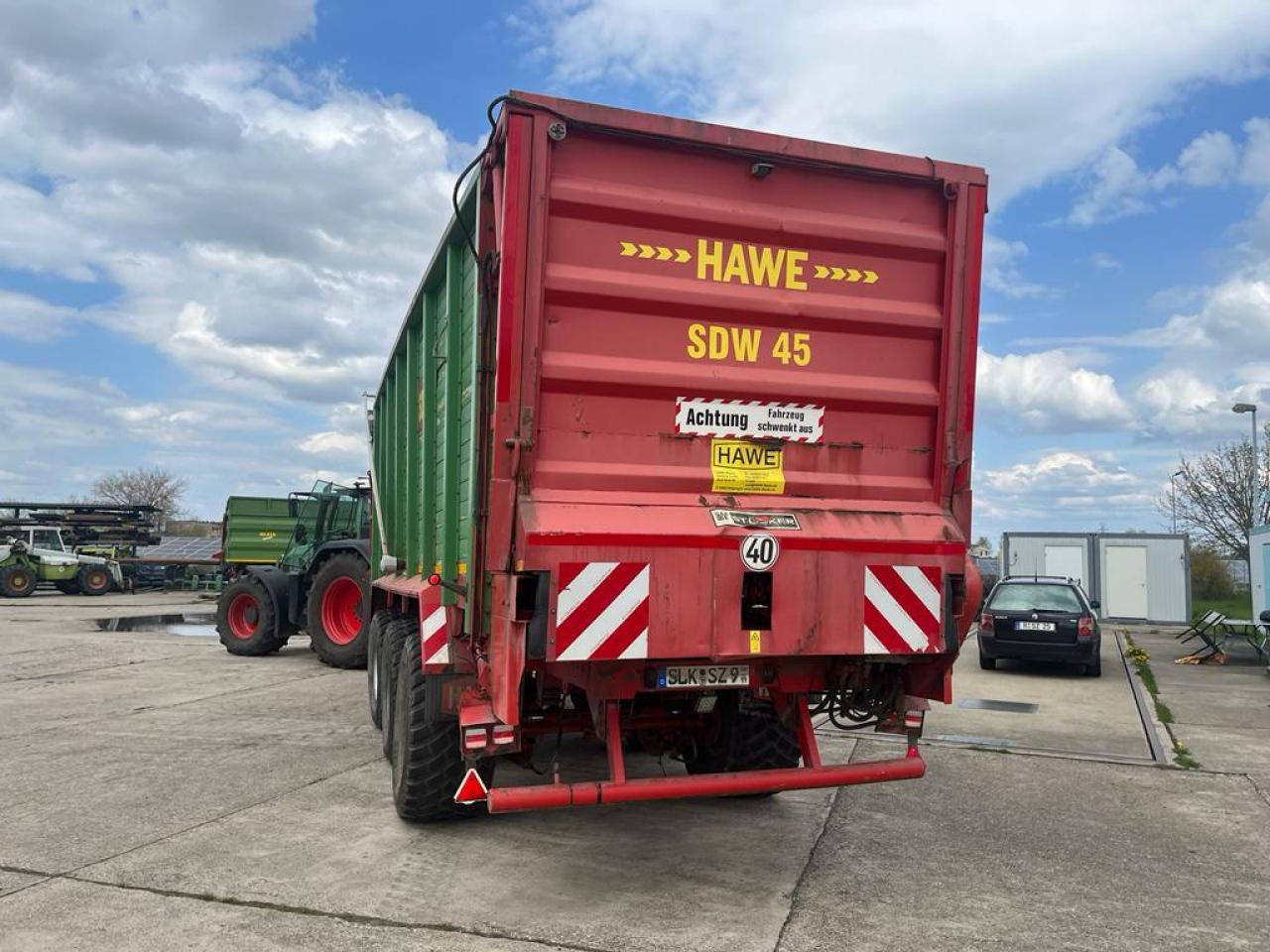 HAWE Tridem SDW 45T mit Kratzboden, Baujahr 2011 - Landwirtschaftlicher Kipper: das Bild 5 HAWE Tridem SDW 45T mit Kratzboden, Baujahr 2011 - Landwirtschaftlicher Kipper: das Bild 5