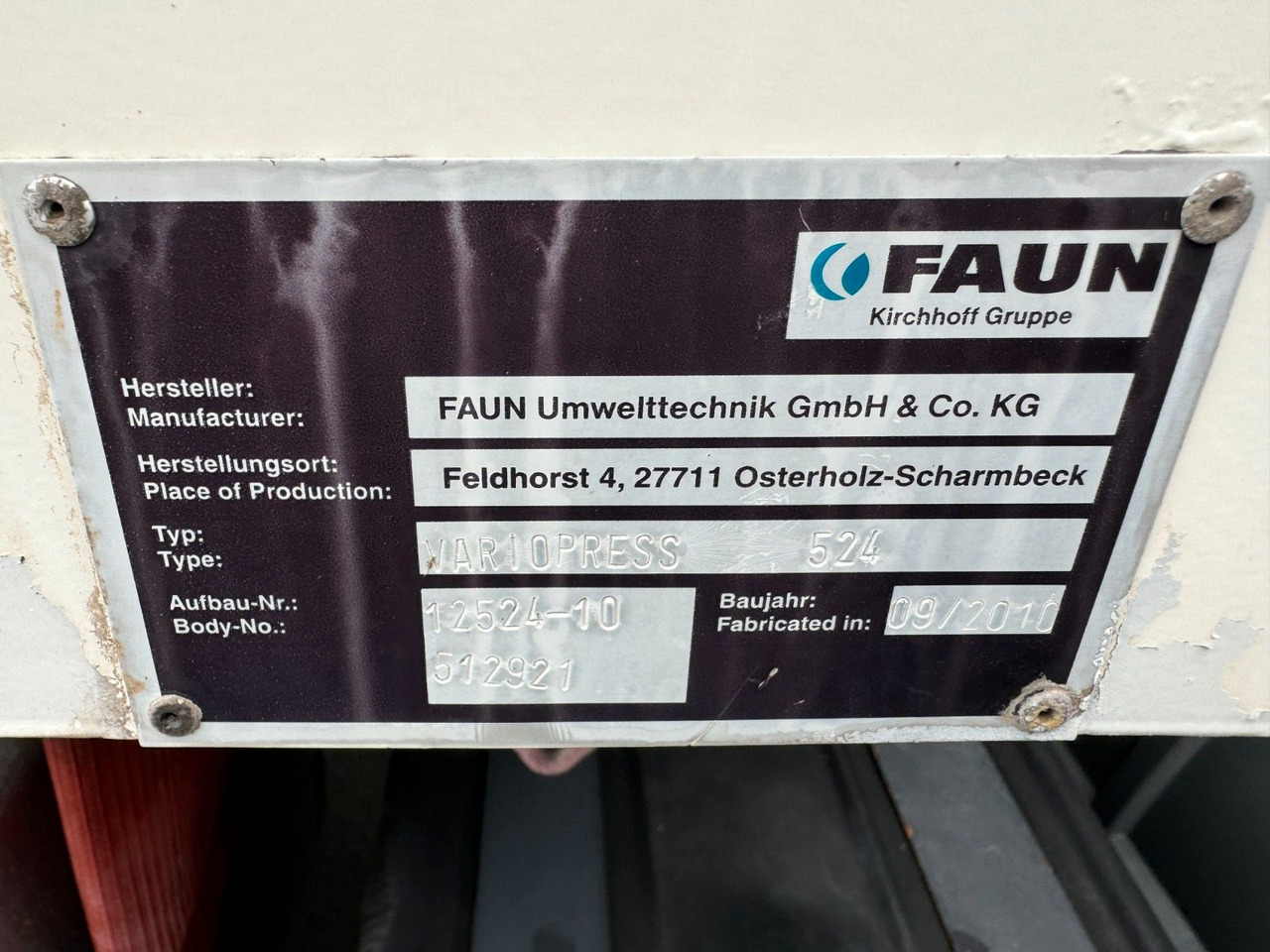 Müllwagen Mercedes-Benz Actros 2532 6x2 MP3 Faun Power Press 524 Mercedes-Benz Actros 2532 6x2 MP3 Faun Power Press 524: das Bild 9