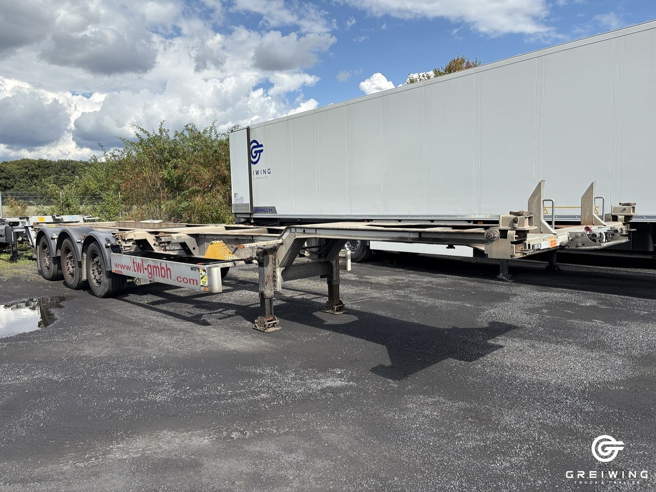 Web-Trailer LPRS 24 20/30/40/45 - Container/ Wechselfahrgestell Auflieger: das Bild 1 Web-Trailer LPRS 24 20/30/40/45 - Container/ Wechselfahrgestell Auflieger: das Bild 1