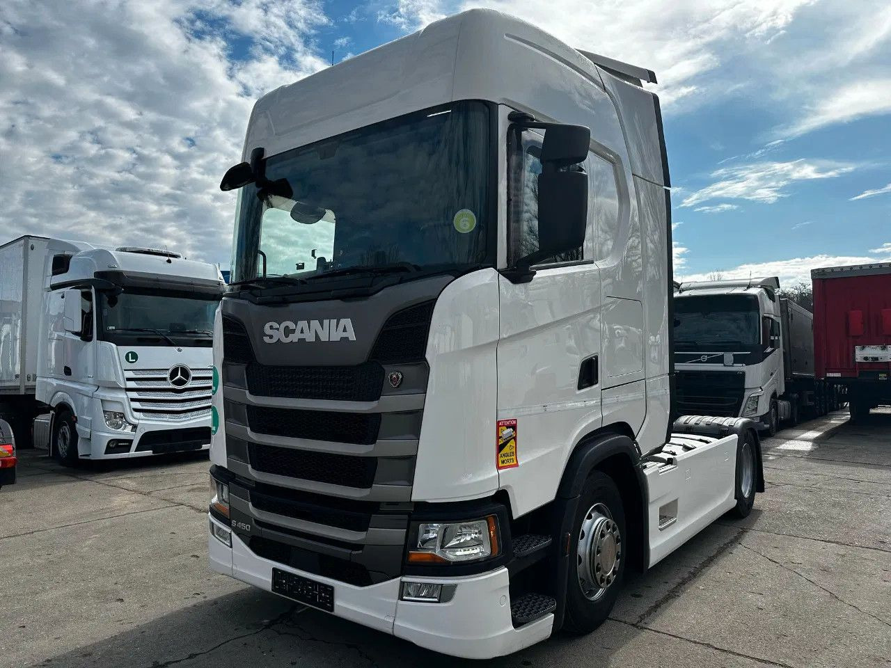 Scania S450 Standard, Full Spoiler, StandKlima, Retarde - Sattelzugmaschine: das Bild 1 Scania S450 Standard, Full Spoiler, StandKlima, Retarde - Sattelzugmaschine: das Bild 1