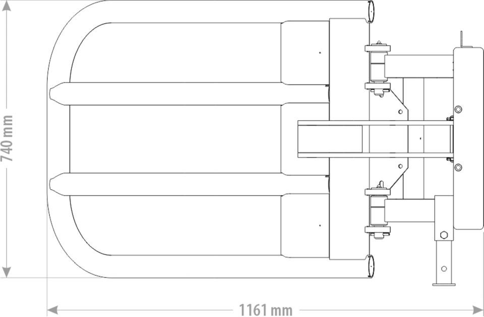 Ballenzange Rundbellenzange Silozange Frontlader Euro Fendt - Klammergeräte: das Bild 2 Ballenzange Rundbellenzange Silozange Frontlader Euro Fendt - Klammergeräte: das Bild 2