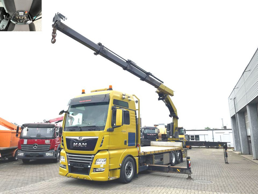 MAN MAN TG-X Pritsche Heckkran 26.500 6x2-2 LL 53m/to, Funk, Twistlock. - Pritsche LKW, Autokran: das Bild 1 MAN MAN TG-X Pritsche Heckkran 26.500 6x2-2 LL 53m/to, Funk, Twistlock. - Pritsche LKW, Autokran: das Bild 1