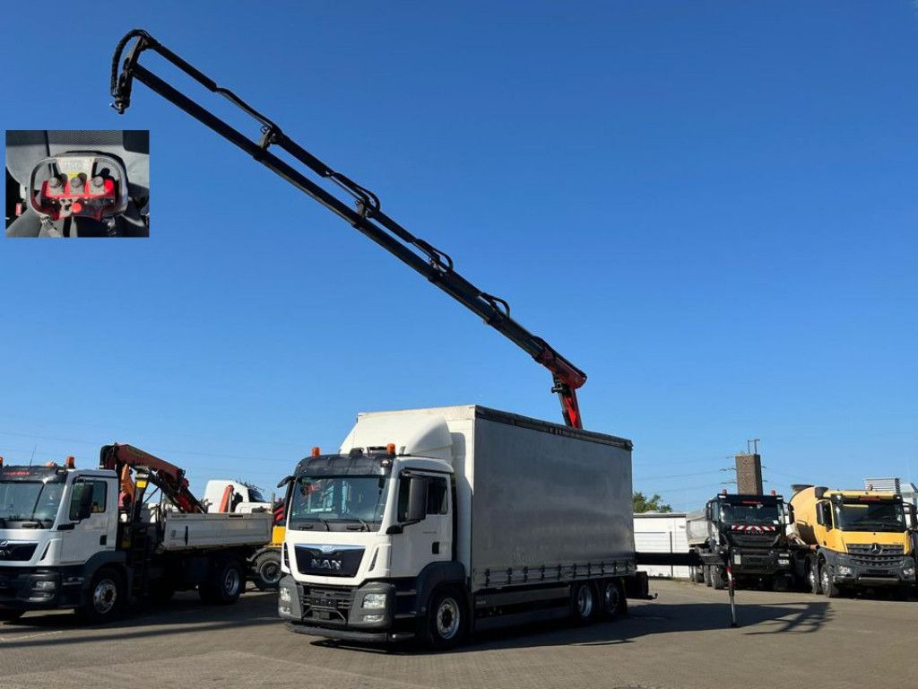 MAN TG-S 26.400 6x2-2 BL Pritsche Heckkran 5xhydr.Au - Pritsche LKW, Autokran: das Bild 1 MAN TG-S 26.400 6x2-2 BL Pritsche Heckkran 5xhydr.Au - Pritsche LKW, Autokran: das Bild 1