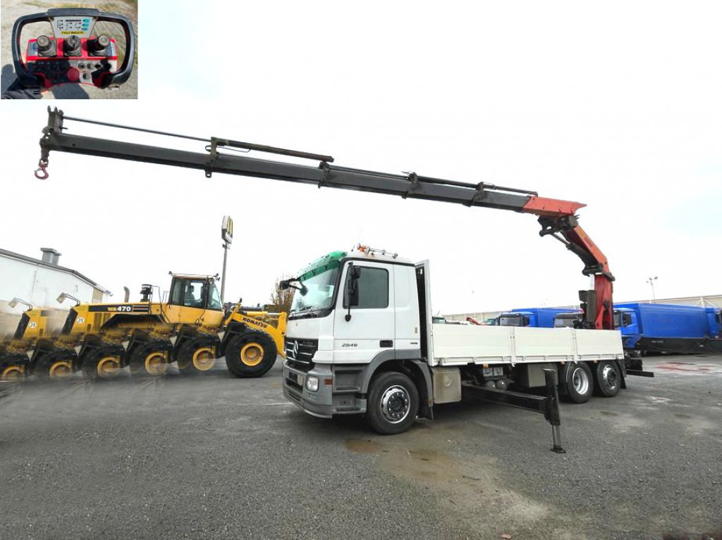 MERCEDES-BENZ Actros 2546 L 6x2 Pritsche Heckkran Palfinger PK 44.002+Winde - Pritsche LKW, Autokran: das Bild 1 MERCEDES-BENZ Actros 2546 L 6x2 Pritsche Heckkran Palfinger PK 44.002+Winde - Pritsche LKW, Autokran: das Bild 1