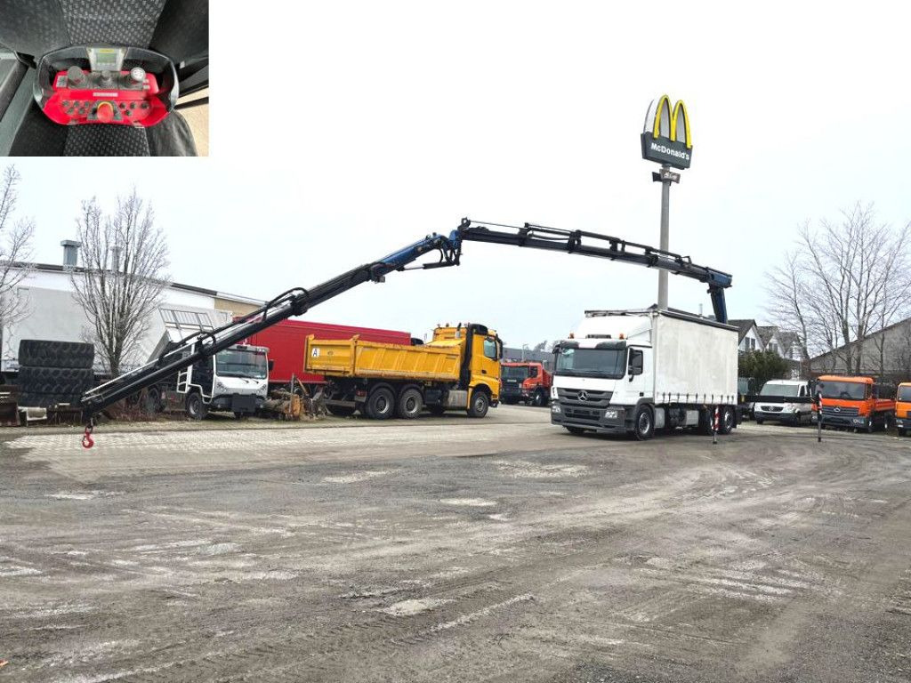 Mercedes-Benz Actros 2541 L6x2 Pritsche Heckkran 34m/to, Jib, - Pritsche LKW, Autokran: das Bild 3 Mercedes-Benz Actros 2541 L6x2 Pritsche Heckkran 34m/to, Jib, - Pritsche LKW, Autokran: das Bild 3