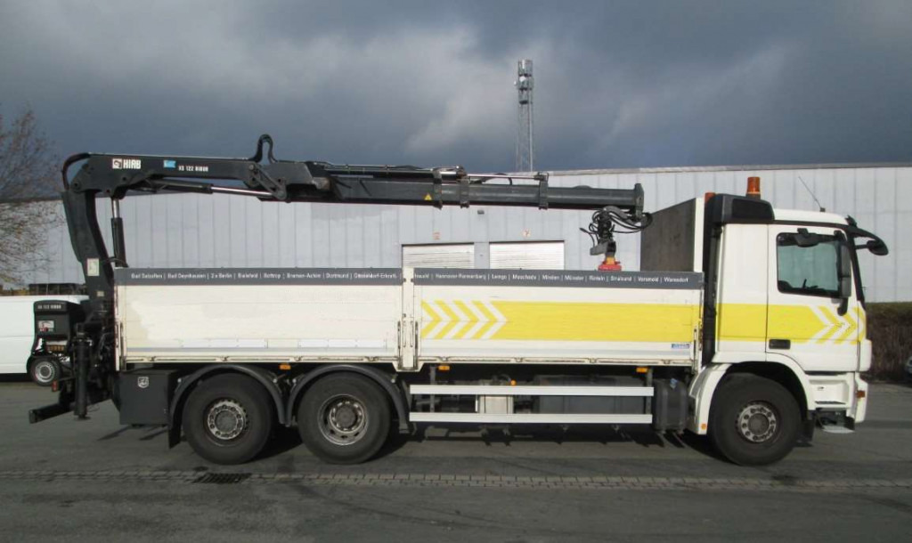Mercedes-Benz Actros Pritsche Heckkran 2641 L 6x2 Funk - Pritsche LKW, Autokran: das Bild 1 Mercedes-Benz Actros Pritsche Heckkran 2641 L 6x2 Funk - Pritsche LKW, Autokran: das Bild 1