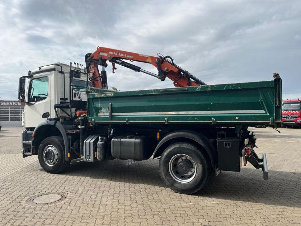 Mercedes-Benz Arocs 1835 K 2-Achs Kipper Kran Atlas 126.3 - Kipper, Autokran: das Bild 3 Mercedes-Benz Arocs 1835 K 2-Achs Kipper Kran Atlas 126.3 - Kipper, Autokran: das Bild 3