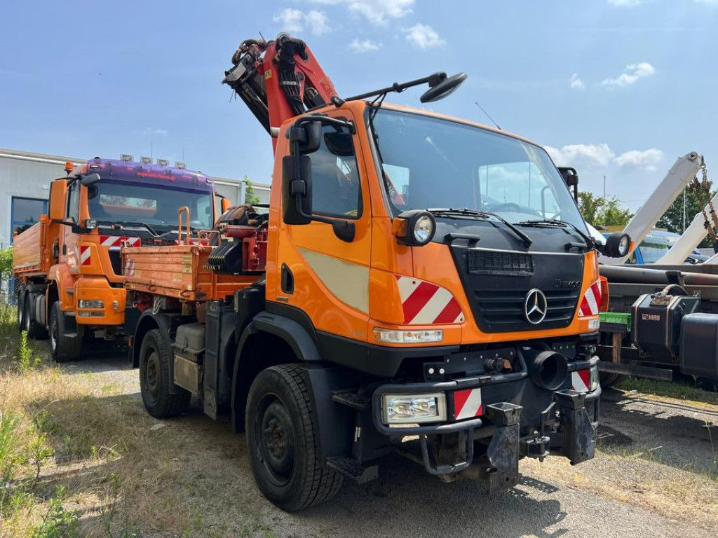 Mercedes-Benz Unimog U20 2-Achs Allradkipper Kran Palfinger Kr - Kipper, Autokran: das Bild 2 Mercedes-Benz Unimog U20 2-Achs Allradkipper Kran Palfinger Kr - Kipper, Autokran: das Bild 2