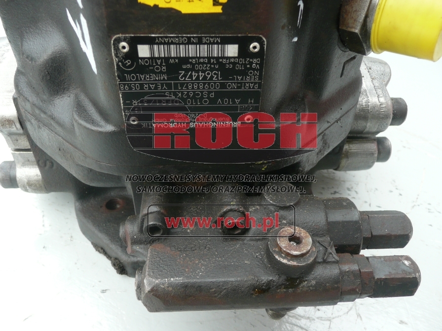 BRUENINGHAUS HYDROMATIK HA10VO110DFR1/31R-PSC62K15 00988871 - Hydraulikpumpe für Harvester: das Bild 2 BRUENINGHAUS HYDROMATIK HA10VO110DFR1/31R-PSC62K15 00988871 - Hydraulikpumpe für Harvester: das Bild 2