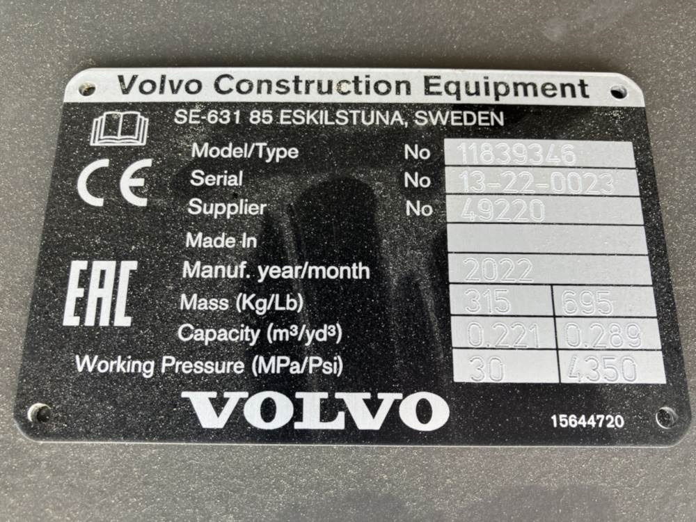 Volvo Böschungslöffel schwenkbar - Festanbau - Baggerlader: das Bild 4 Volvo Böschungslöffel schwenkbar - Festanbau - Baggerlader: das Bild 4