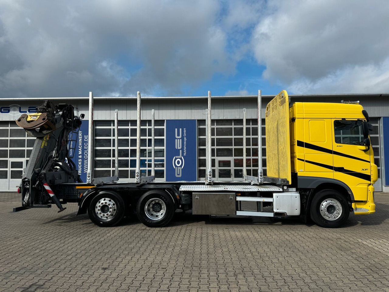 DAF XF 530 6x2 Holztransport Kran PENZ 15Z9.50 *Anh. - Holztransporter, Autokran: das Bild 4 DAF XF 530 6x2 Holztransport Kran PENZ 15Z9.50 *Anh. - Holztransporter, Autokran: das Bild 4
