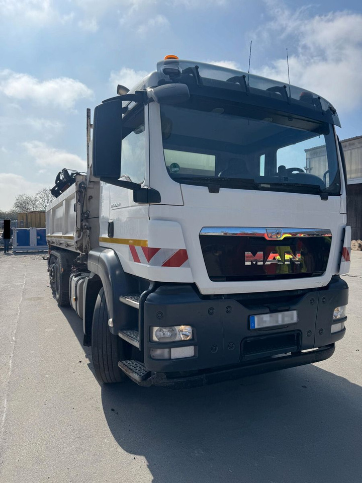 MAN TGS 26.400 6x2*4 Kipper Bordm. Kran ATLAS 172.3E - Autokran: das Bild 1 MAN TGS 26.400 6x2*4 Kipper Bordm. Kran ATLAS 172.3E - Autokran: das Bild 1
