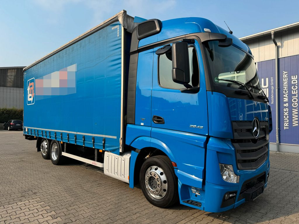 Plane LKW Mercedes-Benz ACTROS 2542 6x2 Euro 6 Jumbo Pritsche *Stapler: das Bild 1