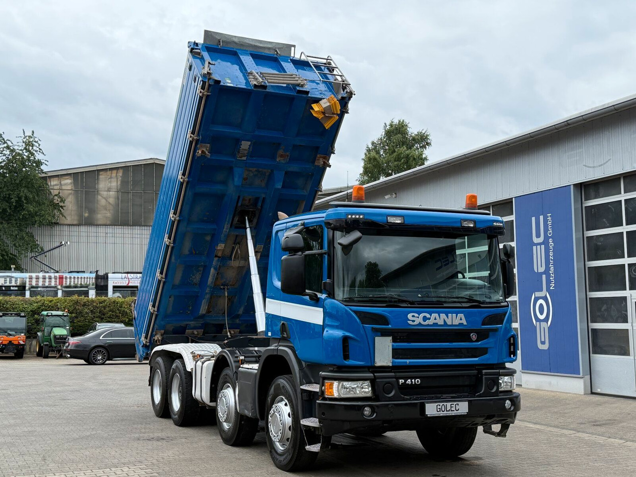Scania P 410 8x4 Dreiseitenkipper DAUTEL - Kipper: das Bild 2 Scania P 410 8x4 Dreiseitenkipper DAUTEL - Kipper: das Bild 2