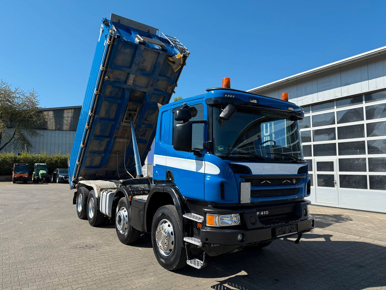 Scania P 410 8x4 Dreiseitenkipper DAUTEL - Kipper: das Bild 2 Scania P 410 8x4 Dreiseitenkipper DAUTEL - Kipper: das Bild 2