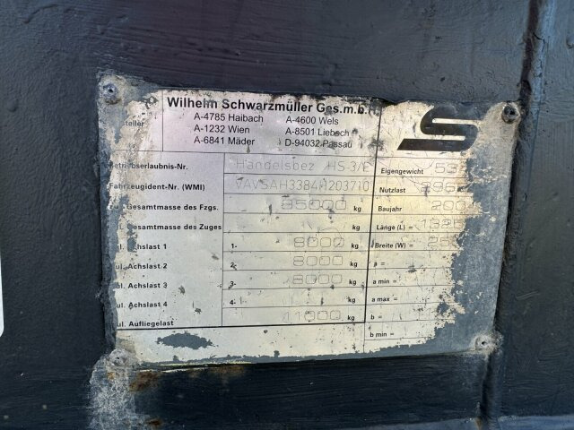 Holzauflieger Schwarzmüller HS 3/E Langmaterial Holz 3 Achse 35.000 Kg: das Bild 11 Holzauflieger Schwarzmüller HS 3/E Langmaterial Holz 3 Achse 35.000 Kg: das Bild 11