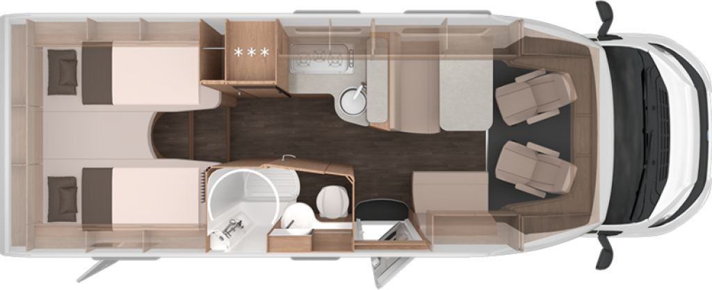 Knaus L!VE TI 700 MEG Platinum Selection 180 PS/Automa - Teilintegriertes Wohnmobil: das Bild 2 Knaus L!VE TI 700 MEG Platinum Selection 180 PS/Automa - Teilintegriertes Wohnmobil: das Bild 2