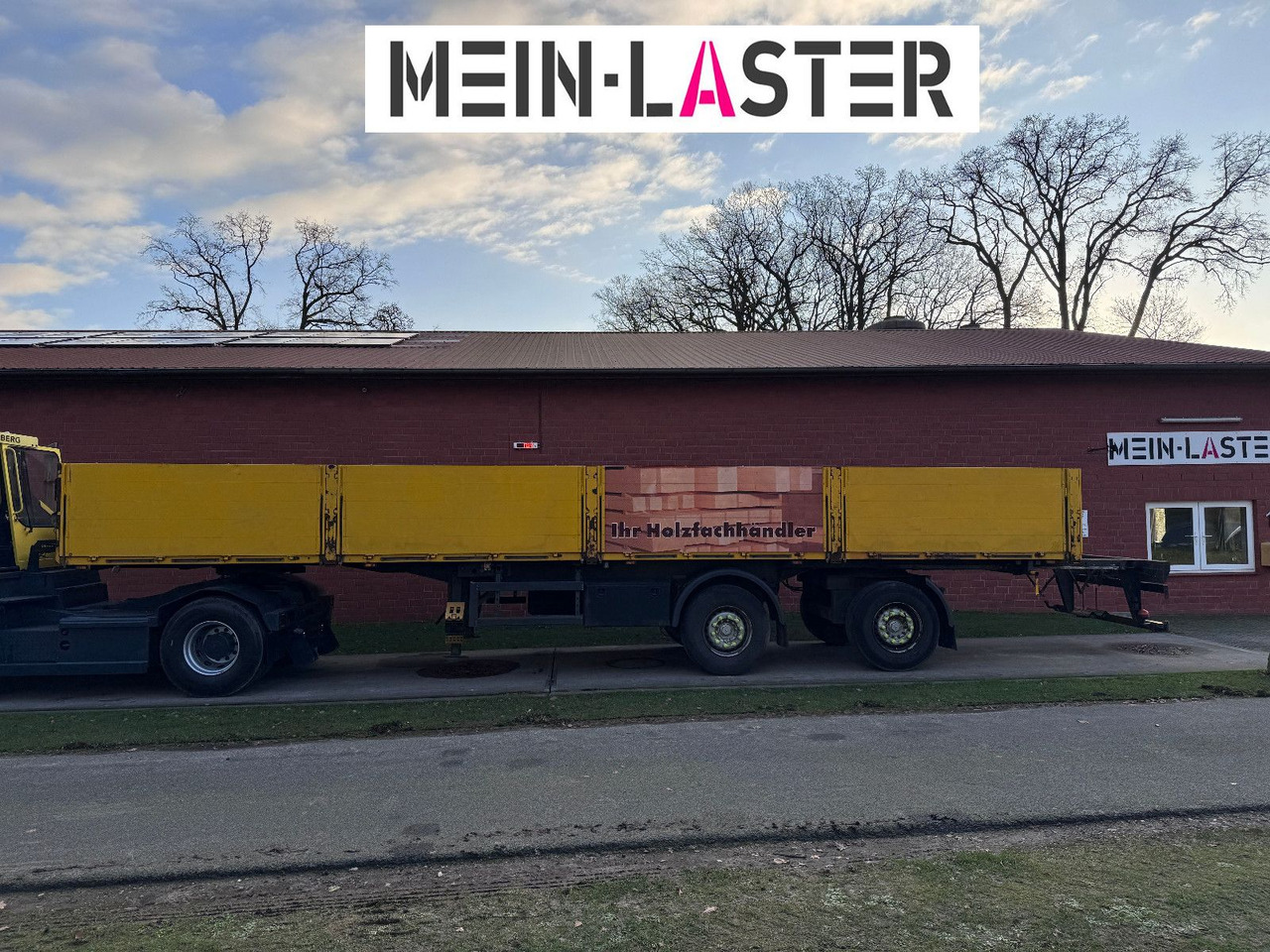 Ackermann Baustoffpritsche 11.5-13 m Lenkachse NL 19t - Pritschenauflieger/ Plattformauflieger: das Bild 4 Ackermann Baustoffpritsche 11.5-13 m Lenkachse NL 19t - Pritschenauflieger/ Plattformauflieger: das Bild 4