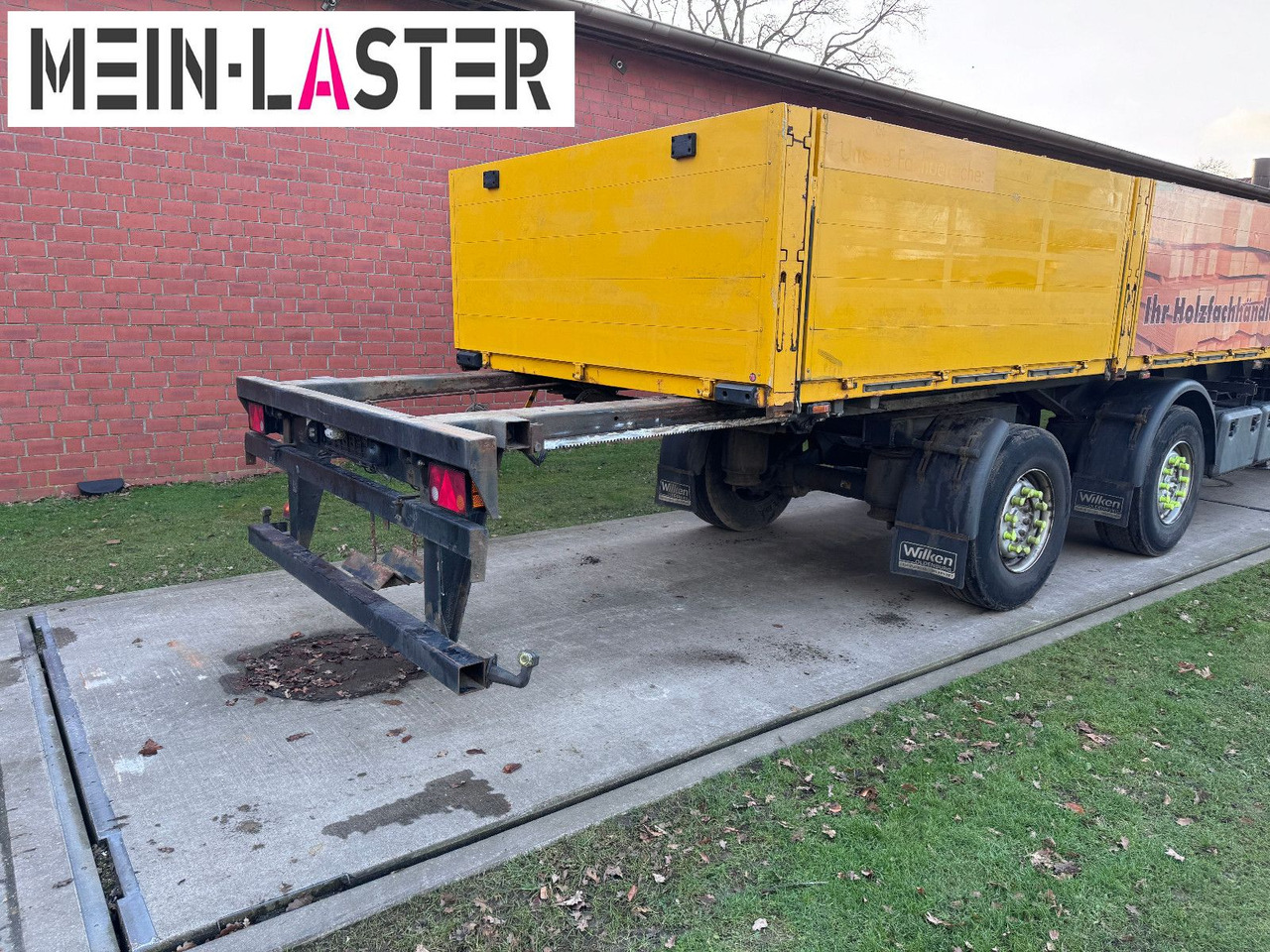 Ackermann Baustoffpritsche 11.5-13 m Lenkachse NL 19t - Pritschenauflieger/ Plattformauflieger: das Bild 2 Ackermann Baustoffpritsche 11.5-13 m Lenkachse NL 19t - Pritschenauflieger/ Plattformauflieger: das Bild 2