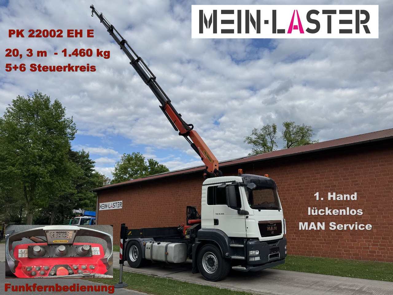 MAN TGS 18.400 PK 22002-E 20 m- 5.550kg + 5/6 Steuer - Autokran: das Bild 1 MAN TGS 18.400 PK 22002-E 20 m- 5.550kg + 5/6 Steuer - Autokran: das Bild 1