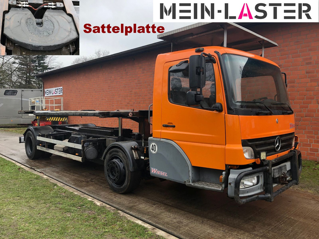 Mercedes-Benz Kamag Wiesel Umsetzter Sattelplatte - Containerwagen/ Wechselfahrgestell LKW: das Bild 1 Mercedes-Benz Kamag Wiesel Umsetzter Sattelplatte - Containerwagen/ Wechselfahrgestell LKW: das Bild 1