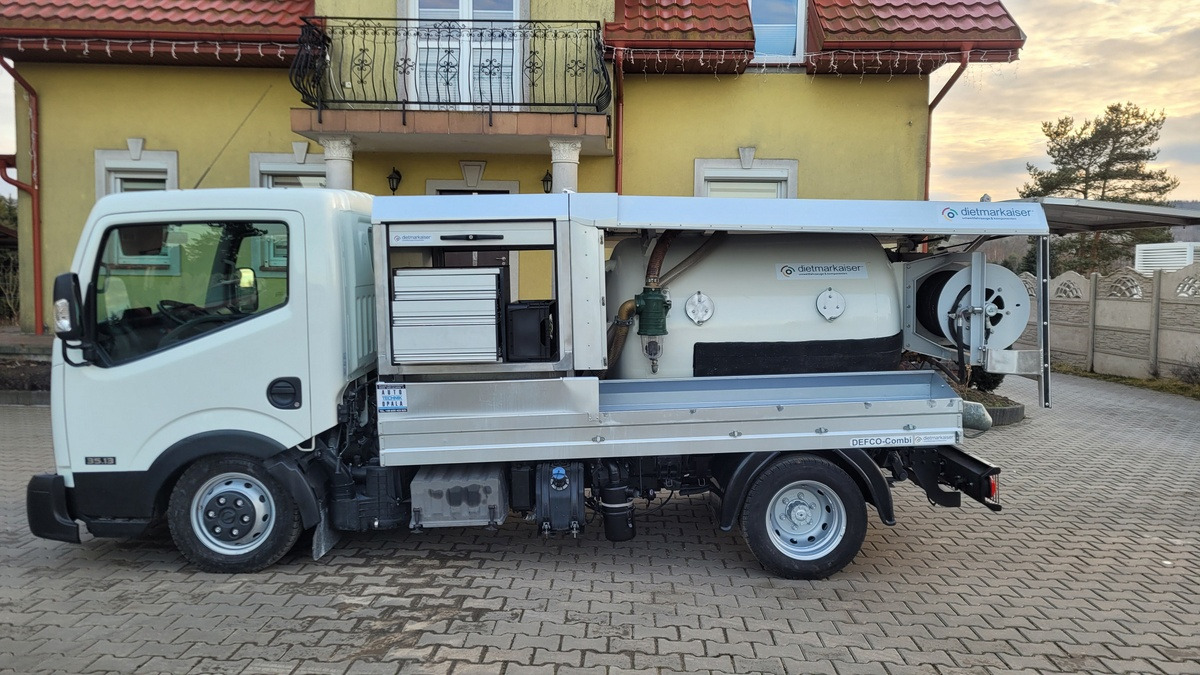 Nissan Cabstar 35.13 Defco Combi 3.5t Dietmar Kaiser - Saug-/ Spülfahrzeug: das Bild 2 Nissan Cabstar 35.13 Defco Combi 3.5t Dietmar Kaiser - Saug-/ Spülfahrzeug: das Bild 2