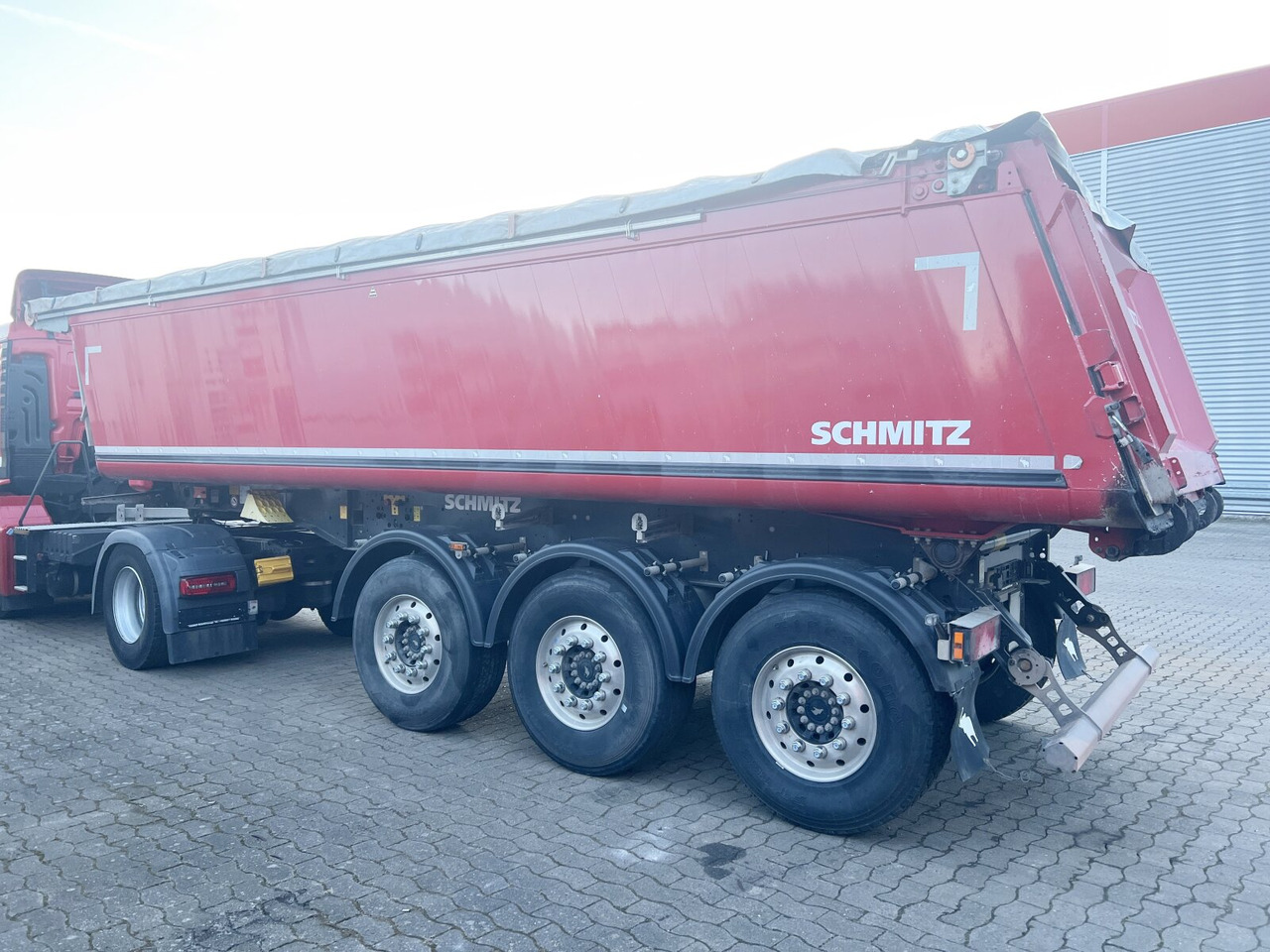 Schmitz Cargobull SKI 24 SL 7.2 SKI 24 SL 7.2, Alumulde ca. 24m³, Liftachse, E-Verdeck, Funk - Auflieger: das Bild 4 Schmitz Cargobull SKI 24 SL 7.2 SKI 24 SL 7.2, Alumulde ca. 24m³, Liftachse, E-Verdeck, Funk - Auflieger: das Bild 4