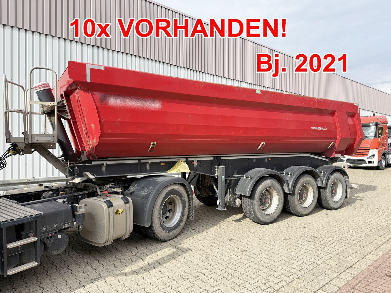 Schwarzmüller K-Serie Kippauflieger, Hardoxmulde ca. 24/26m³, Liftachse K-Serie Kippauflieger, Hardoxmulde ca. 24/26m³, Liftachse - Auflieger: das Bild 1 Schwarzmüller K-Serie Kippauflieger, Hardoxmulde ca. 24/26m³, Liftachse K-Serie Kippauflieger, Hardoxmulde ca. 24/26m³, Liftachse - Auflieger: das Bild 1