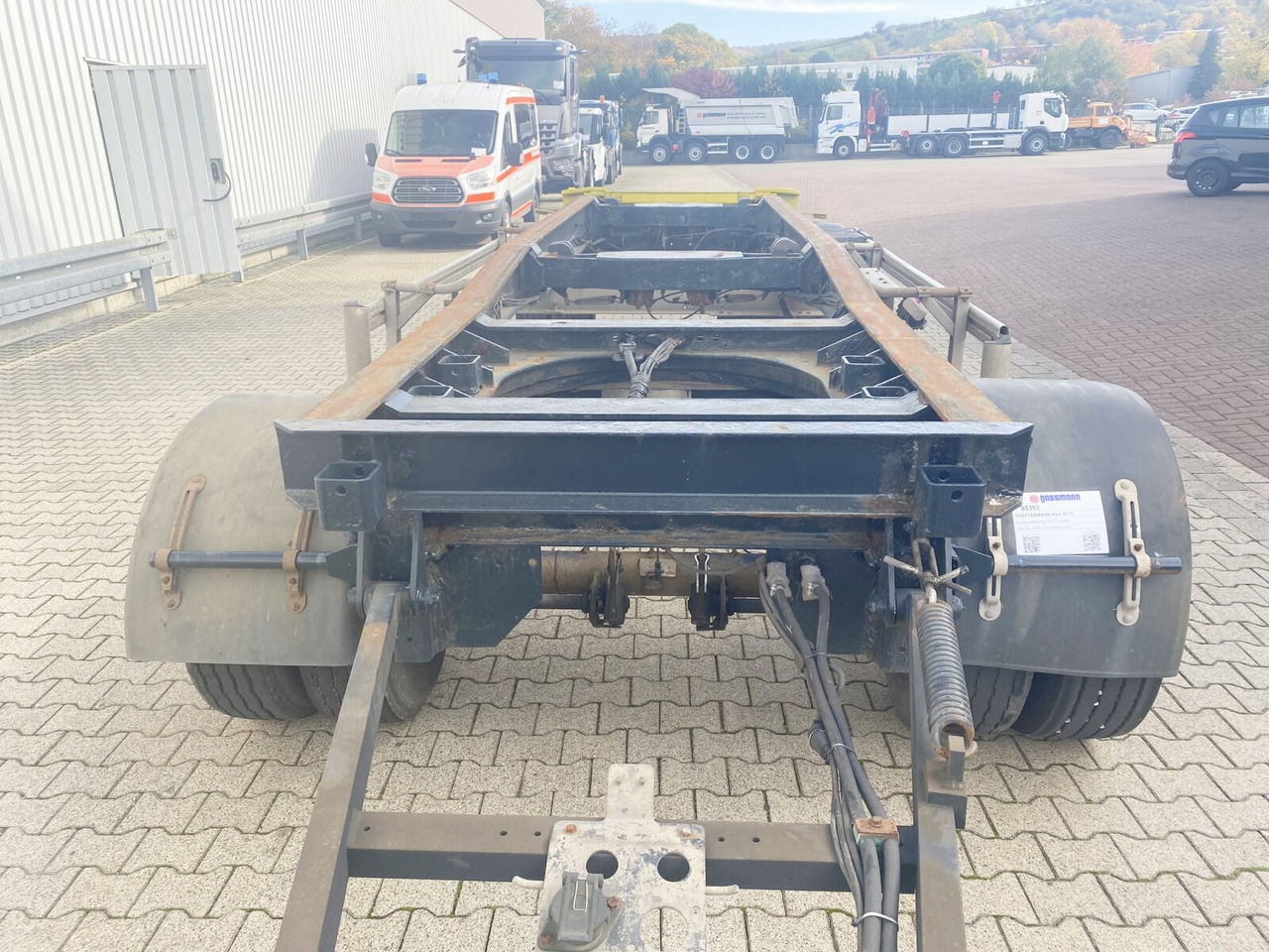 Abrollanhänger/ Absetzanhänger HSA 18.70 HSA 18.70 Schlittenabroller: das Bild 8 Abrollanhänger/ Absetzanhänger HSA 18.70 HSA 18.70 Schlittenabroller: das Bild 8