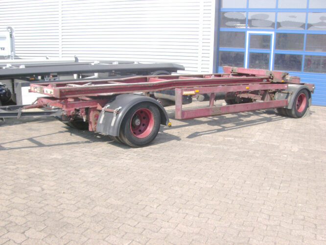 HWT 18ZRL/1S EGGERS 2-A-Abrollanhänger, 7,5m Cont. Schlitten - Abrollanhänger/ Absetzanhänger: das Bild 1 HWT 18ZRL/1S EGGERS 2-A-Abrollanhänger, 7,5m Cont. Schlitten - Abrollanhänger/ Absetzanhänger: das Bild 1