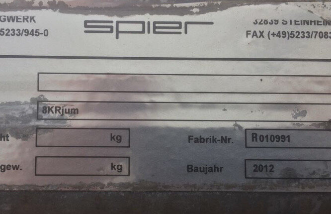 - Hubrahmen Spier Hubwechselrahmen - Abrollcontainer: das Bild 2 - Hubrahmen Spier Hubwechselrahmen - Abrollcontainer: das Bild 2
