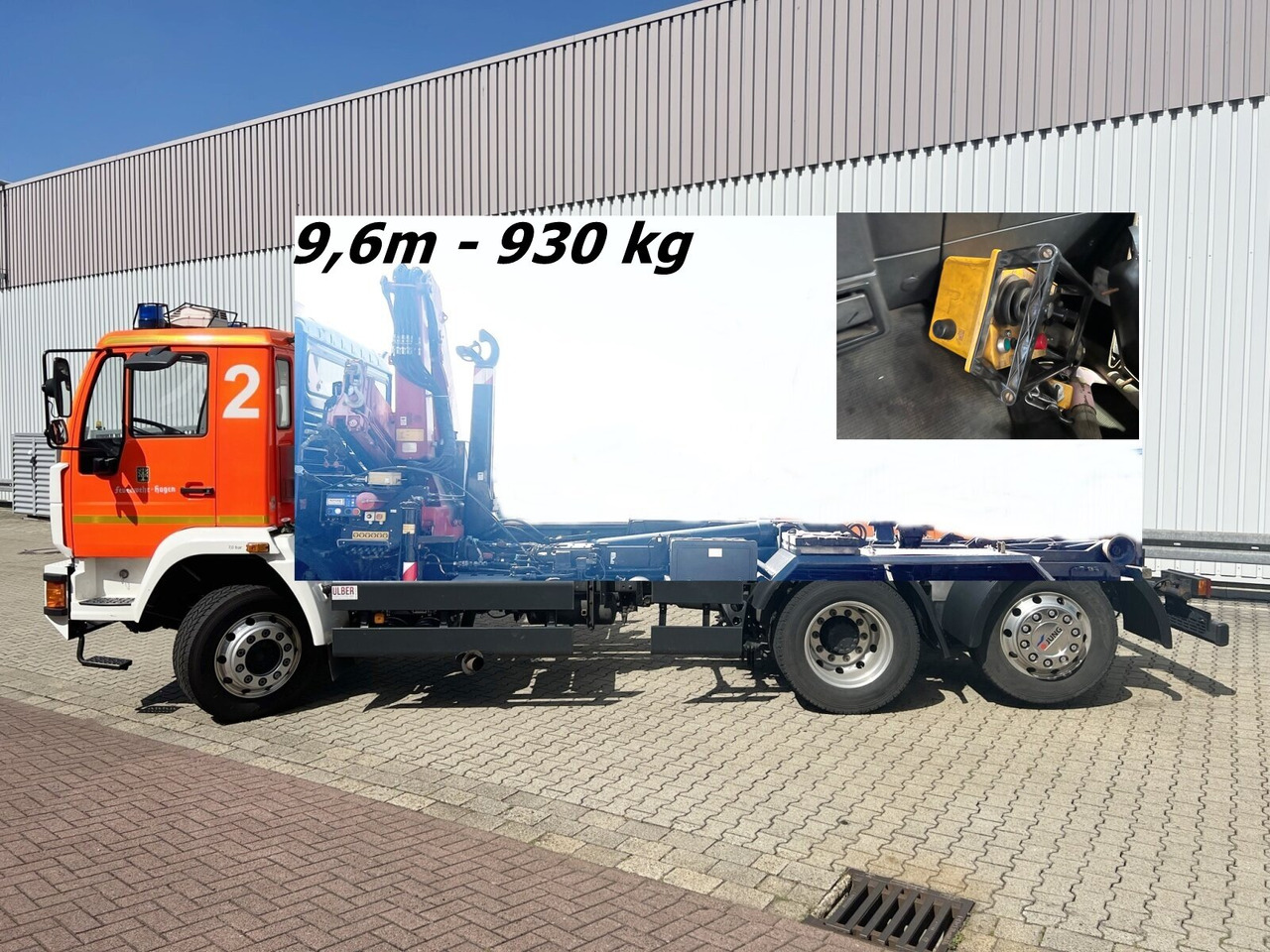 MAN 25/18.284 6x2-4 LL 25/18.284 6x2-4 LL,Kran HMF 1113 K3, Funk, Retarder - Abrollkipper, Autokran: das Bild 1 MAN 25/18.284 6x2-4 LL 25/18.284 6x2-4 LL,Kran HMF 1113 K3, Funk, Retarder - Abrollkipper, Autokran: das Bild 1