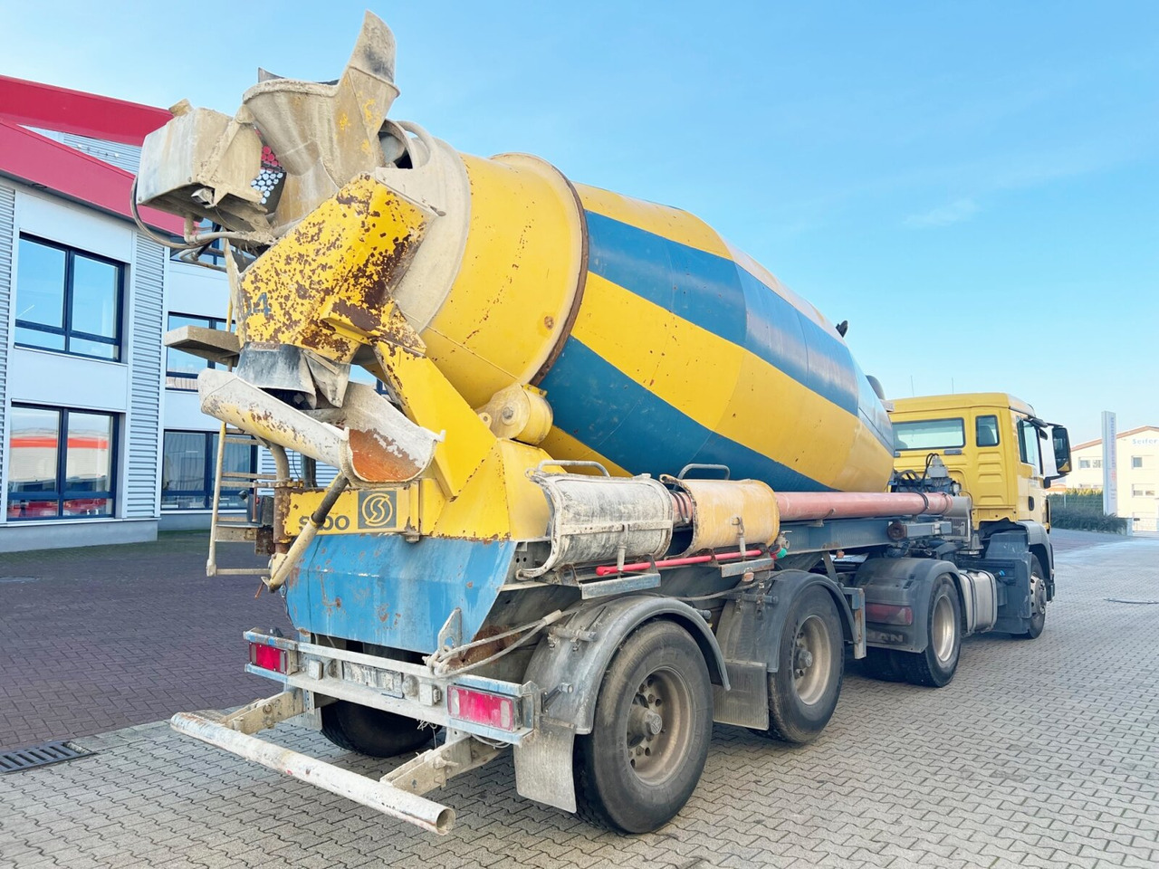 Fahrmischer MAN TGS 18.440 4X4H BLS TGS 18.440 4X4H BLS, LIEBHERR SF 32 BM/BS Mischer ca. 10m³: das Bild 13